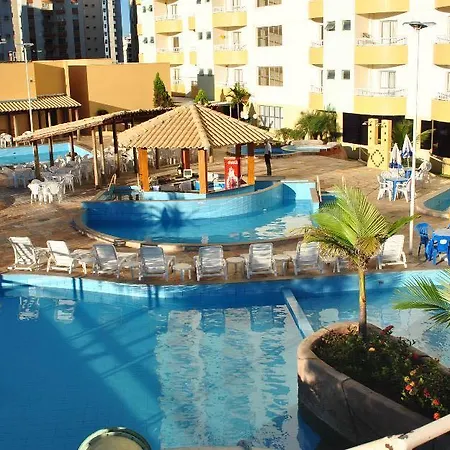 1004 - Apartamento Caldas Novas, Com Bebidas Liberadas No Parque Aguatico E Internet Banda Larga No Ap Wi-Fi Exterior foto